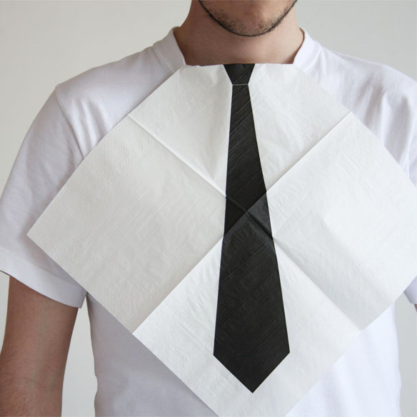 awesome-design-ideas-Dress-Dinner-Necktie-Napkins-1
